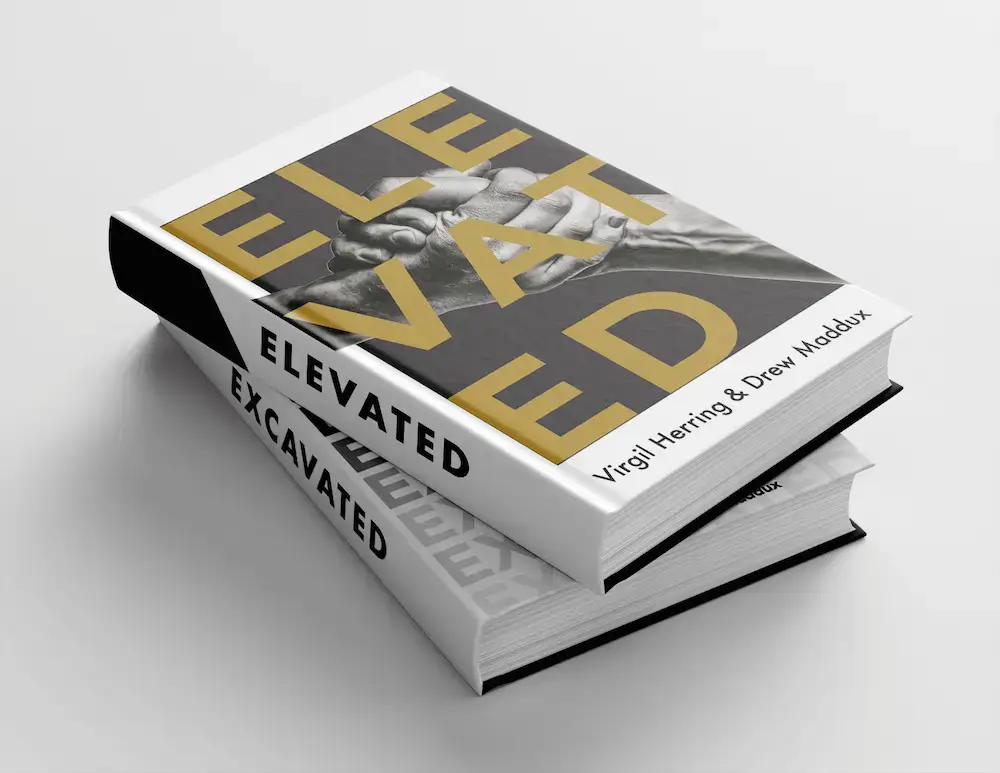 Excavated Elevated book mockup